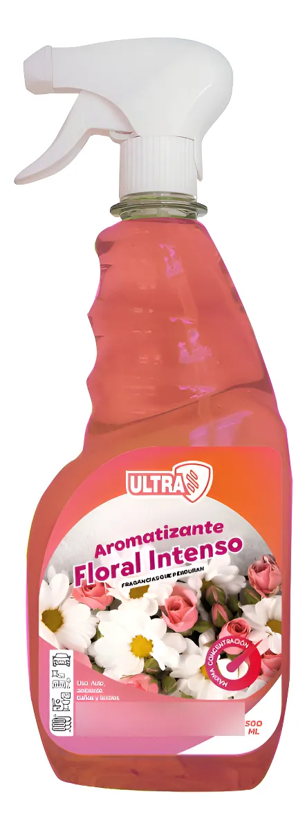 Aromatizante Floral Intenso 500 ml – Frescura floral con energía frutal para auto, hogar y más