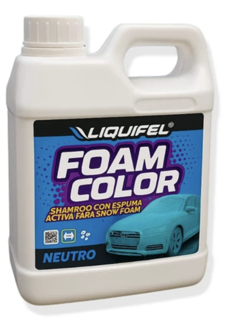Shampoo Neutro Snow Foam 500 ml | Espuma activa para lavado automotriz profesional
